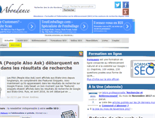 Tablet Screenshot of abondance.com